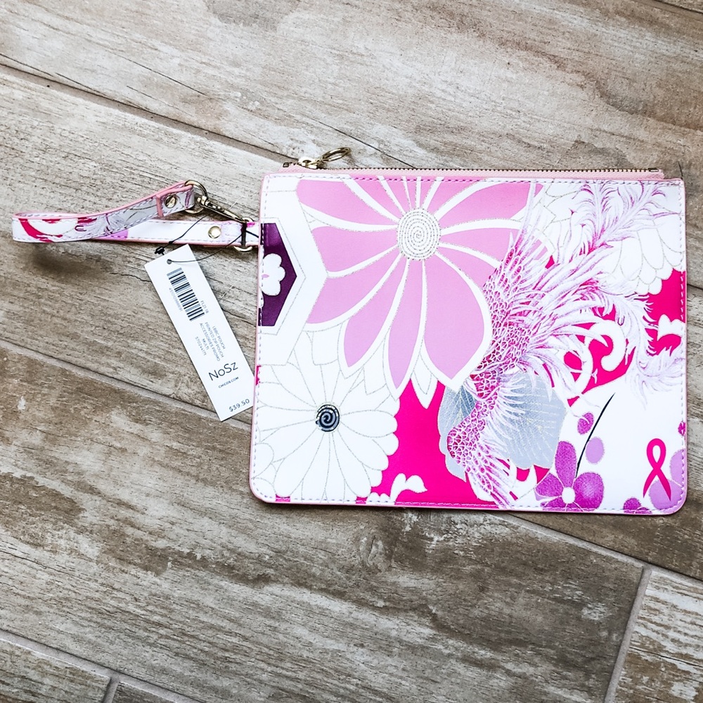 Chico’s Pouch Wristlet Clutch Purse NWT